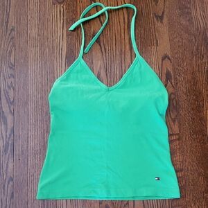 Tommy Hilfiger Green Halter Tank Top
